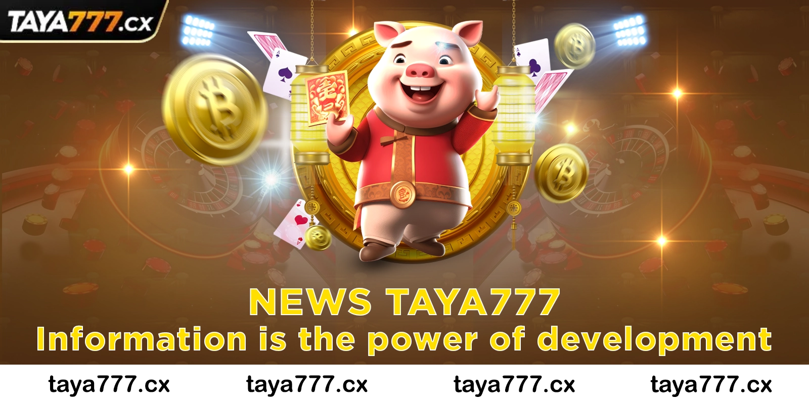 News taya777 Information is the power of development