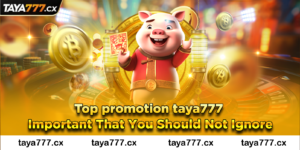 Top promotion taya777 Important That You Should Not Ignore