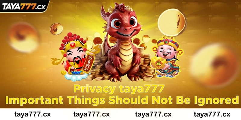 Privacy taya777 - Important Things Should Not Be Ignored