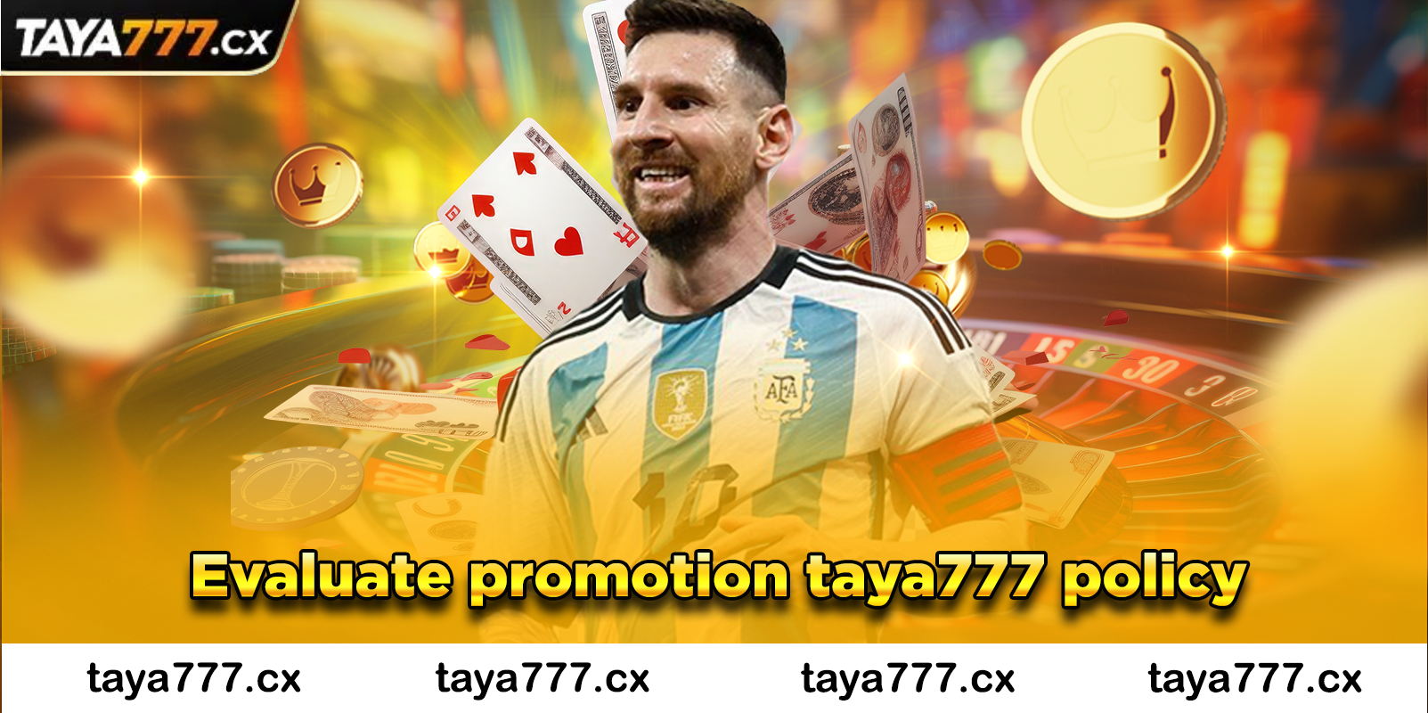 Evaluate promotion taya777 policy