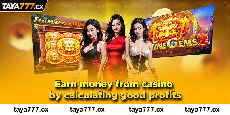 Earn money from casino by calculating good profits
